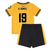 Wolves Rodrigo Gomes #19 Koszulka Podstawowa dzieci 2024-25 Krótki Rękaw (+ krótkie spodenki)